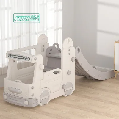 Kids Plastic Slide Swing Set CE CPC Certified Children Baby Toddler Indoor Outdoor Kindergarten Playground OEM ODM Wholesale