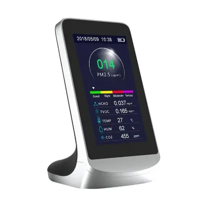 High Accuracy Gas Analyzer Negative Ion Meter Air Quality Monitor Tester PM2.5 Formaldehyde Detection Oxygen Ions Anion Sensor