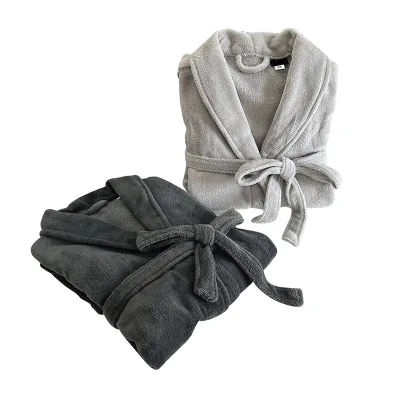 Sleepwear Nightgown Womens Bathrobe Ladies Long Robes Plush Warm Fleece Eco-Friendly Towel