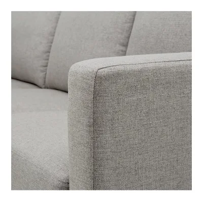 Hot Sale Customized Color 100% Polyester Linen Look Sofa Fabric for Covers Furniture Textile