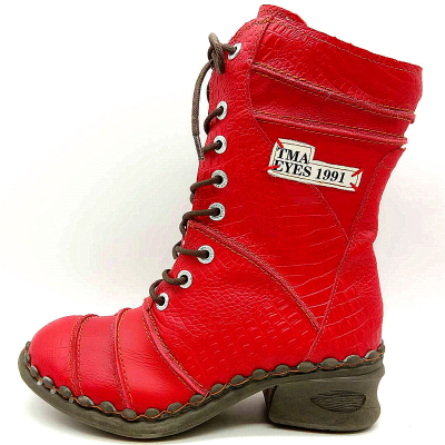 Fashion Hot Sales Flats Heel Round Toe Lace-up Boots martin Boots for Women