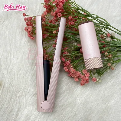 USB Hair Straightener Wireless Mini Hair Straightening Cordless Flat Iron