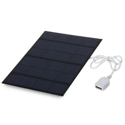 Small Mini Monocrystalline Silicon Solar Cells 3.5W Epoxy with USB Solar Panels