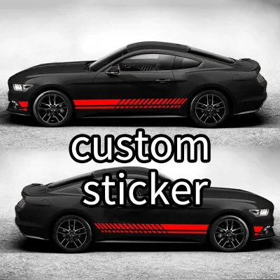 Custom Printed LOGO for Cars Sticker Car Stickers Custom Printing Trend Waterproof Charm Car Decal Tire Deco