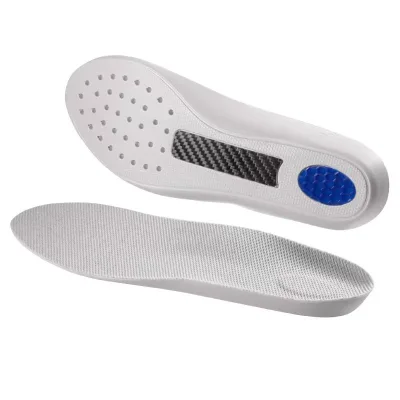Highly Elastic Comfortable and Shock-absorbing Carbon Fiber Sports Insole for Men and Women in Sizes 35-45 PU Breathable Insoles