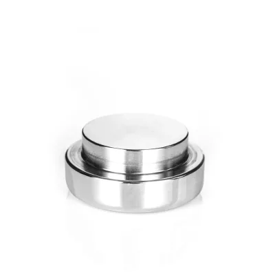 1PCS Factory Sale Portable Stainless Steel Coffee Mini Tamper Flat Base Coffee Hammer Press for Outdoors Pepper Ice Cake Etc.