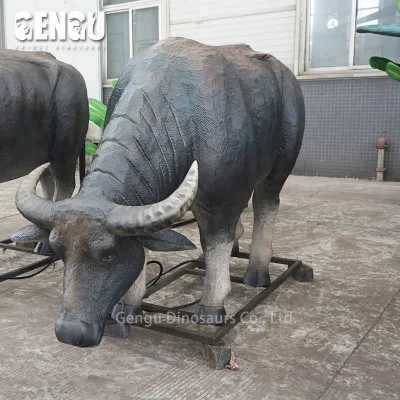 High Simulation Life Size Animatronic Buffalo