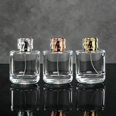 MUB Luxury 100ml Glass Perfume Bottles, Portable Cosmetic Fragrance Bottles Custom Silk Screen Printing & Hot Stamping