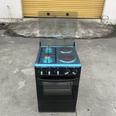 2-electric-2-gas Combination Oven Equipped with a 50L Oven Multi Functional Stove Oven All-in-one Machine