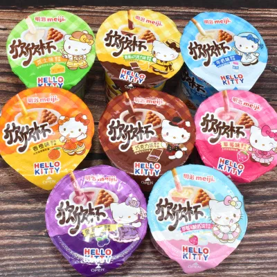Wholesale Japanese 50g Meijis Cocoa Beans Chocolate Cookies Cup Various Flavors Sticks Exotic Snacks