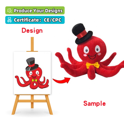 Custom Stuffed Octopus Plush Toys Stuffed Animal Octopus for Gift