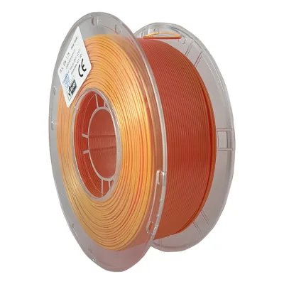 3D Printer Filament 1.75mm 2 Colors Plastic Rods Dual Color Pink Gold Filament Magic Color Matte PLA Bicolor Filament 1KG