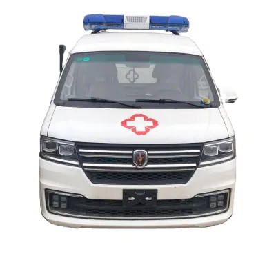 Jinbei Brand New Ambulance Vehicle Stretcher Bottom Price China Car Red White Nude Set Transit Medical Bulk Time Ship Color Wax