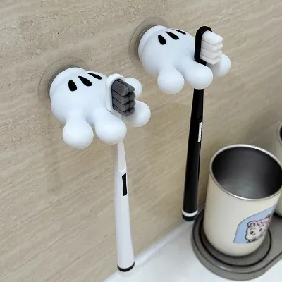 Children Toothbrush Holder Multi-functional Bathroom Organizer Palm Shaped Toothbrush Holder