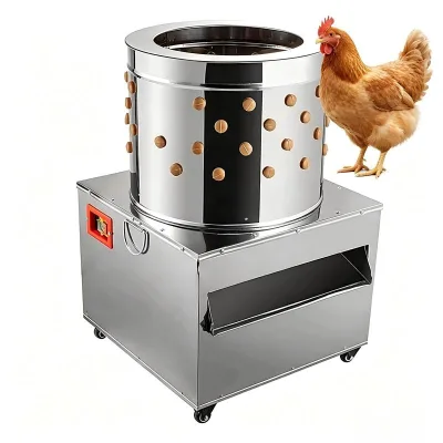 Commercial Automatic Chicken Plucker, Industrial Poultry Depilator Equipped with Core Motor Assembly