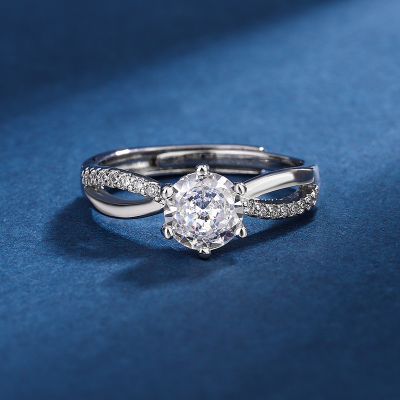 Elegant Diamond Classic Ring Clavicle Women New Style Romantic Luxury  Ring