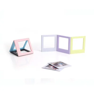 New Color DIY Combination Instax Square Flim Magnetic Picture Frame Photo Stand Card Holder
