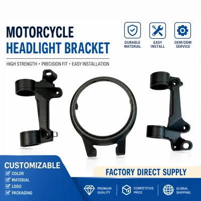 Sport Style Gray Headlight Cover High Rigidity ABS Headlight Protector for Motocicleta Deportiva MB Motos SF501 250cc Negro 2026