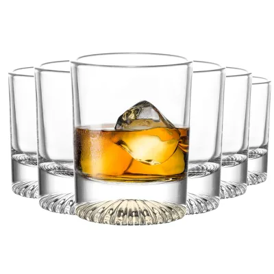 Custom Logo Shot Glasses With Heavy Base 45ml Clear Small Shot Glass for Vodka Whiskey Tequila Espressos Spirits & Liquors