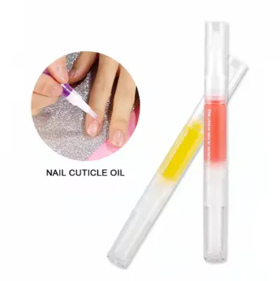 Private Label Transparent Nail Care Oil with Dried Hydrangea Flowers Softener Nutritional Cuticle Treatment