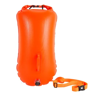 20L Swim Safety Float Waterproof Dry Bag Swimming Pull Inflatable Life Saving Swim Buoy for Safer Swim Training