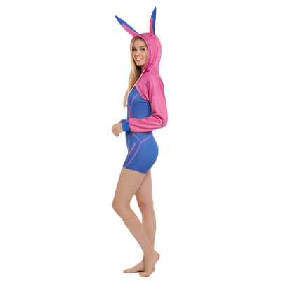 Halloween Cyber Bunny Cosplay Bodysuit Anime Style Role Play Stage Performance Outfit