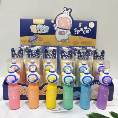 New Creativity Gift Box Cartoon Cute Marker Pen Student Drawing Pen Astronaut Highlighter Pen