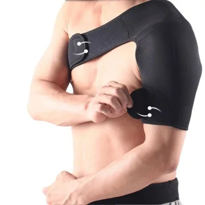 Elastic Brace Sleeve Men Safety Sports Injury Guard Posture Corrector Back Protector Shoulder Support