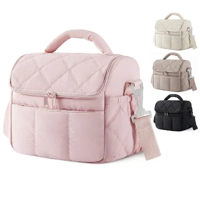 Custom Outdoor Picnic Thermal Office Workers Lunch Box Waterproof Thermal Insulated Lunch Cooler Bag