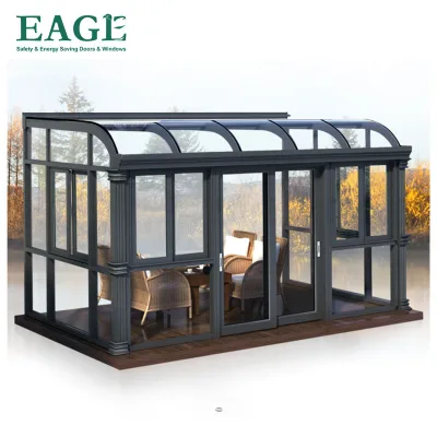 Outdoor Glass Sunroom Veranda Aluminum Glass Sunhouse