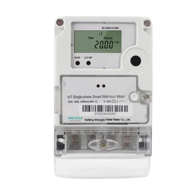 Electricity Meter Single Phase Coil Energy Meter 2-way Energy Meter System