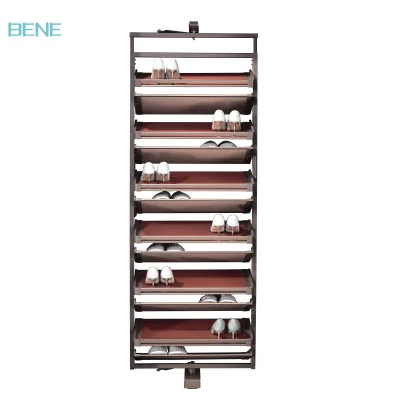 High Quality Wholesale Stainless Steel Plastic Shoes Rack