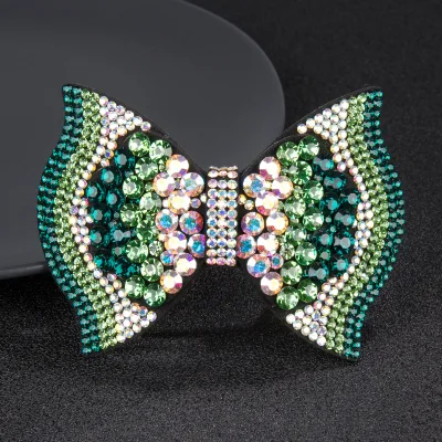 HX-164 DIY Diamond Hairpin Barrette Butterfly Rhinestone Hair Clip Handmade Hairpin Hair Decoration Gift