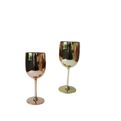 Hot Sale Printed Logo Plastic Unbreakable Goblet Wine Glasses