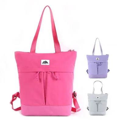 CHANGRONG Custom Convertible 2 in 1 Backpack ,Adjustable and Zipper Closure Pfc-free Backpack for Outdoor