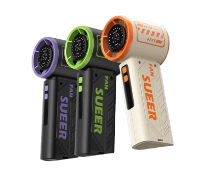New 100-speed Handheld High-speed Fan Outdoor Portable Stepless Speed Rechargeable Travel Outdoor Best Gitf