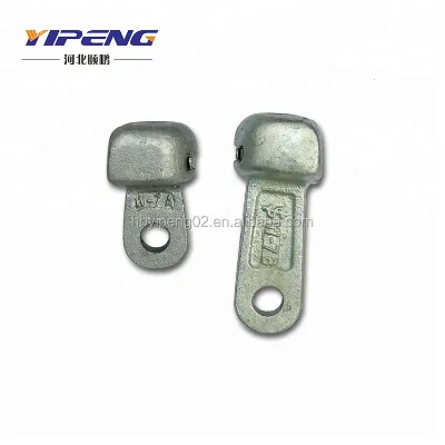 Factory Price Manufacturer Pole Line Hardware Hot Dip Galvanized Socket Tongue Socket Clevis 70KN W-7A
