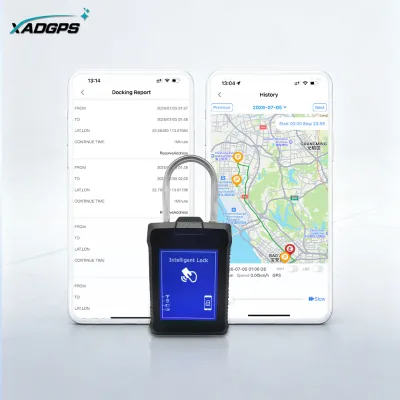 4G GPS Tracker with 10000mAh Battery, Remote Lock Unlock Report, Free Lifetime Platform for Car Truc