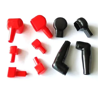Customized Pastic Vinyl Motorcycle Cable Lug Covers Battery Terminal Boots Insulation Protection Oil Resistant UV Resistant Fire