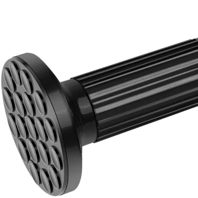 Long Iron Shower Curtain Rod No Drilling Required for Window or Bathroom Patio Tension Shower Curtain Rod