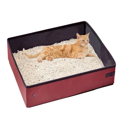 Portable Foldable Cat Litter Box Easy to Clean for Indoor and Outdoor Cats Cat Litter Box