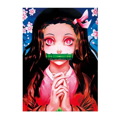 Demon Slayer Anime Manga Wall Posters 3D Flip Effect