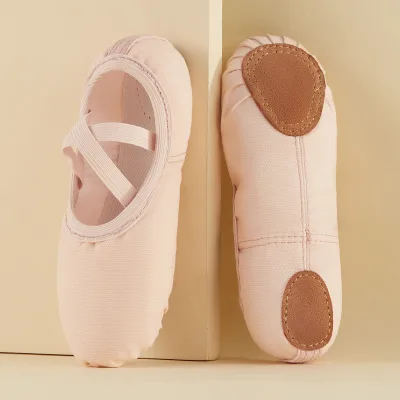 Professional Girls Ballet Shoe Women Classic Style Standard Ballet Dancing Shoes Hard Bottom Satin Straps Practice Pointe Shoes