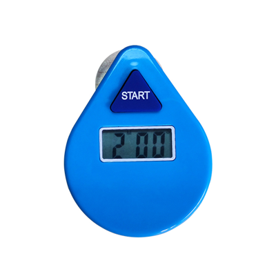 Water Resist Drop Shape 5 Minutes Count Down Shower Timer With Alarm