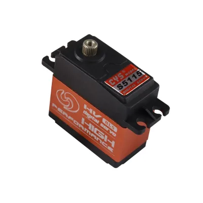 CYS-BLS5115 4mm Output Shaft 7.4V HV Brushless Servo 15kg Waterproof Steel Gear RC Airplane & Helicopter Parts Toy