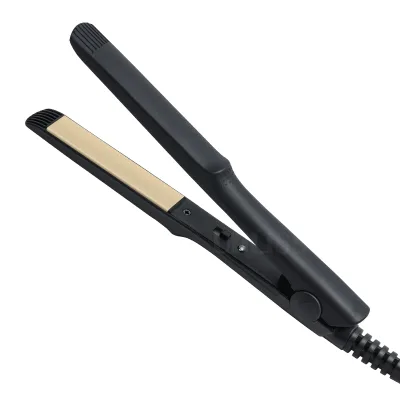 Professional Customization Mini Travel Flat Iron Straightener Hot Air Hair Straightener Brush Ionic Straightening Brush