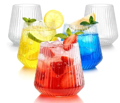 Portable Stemless Champagne Flute for Outdoor Picnic Shatterproof Reusable