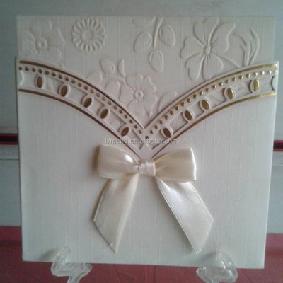 Africa Region Wedding Decoration & Gift Paper Craft English Wordings Unique Wedding Invitation Cards