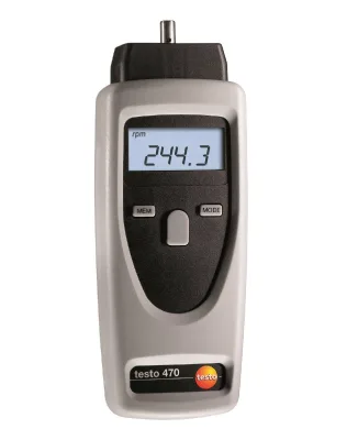 Testo 470 Digital Tachometer 0563 0470 Precision Optical Mechanical Speed Measuring Instrument