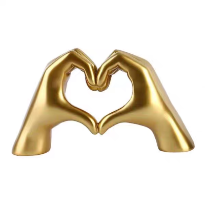 Resin Crafts Heart Gesture